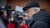 Oleg Orlov after a meeting of the Golovinsky District Court in Moscow on February 26, 2024. Photo by Andrey Rushailo-Arno